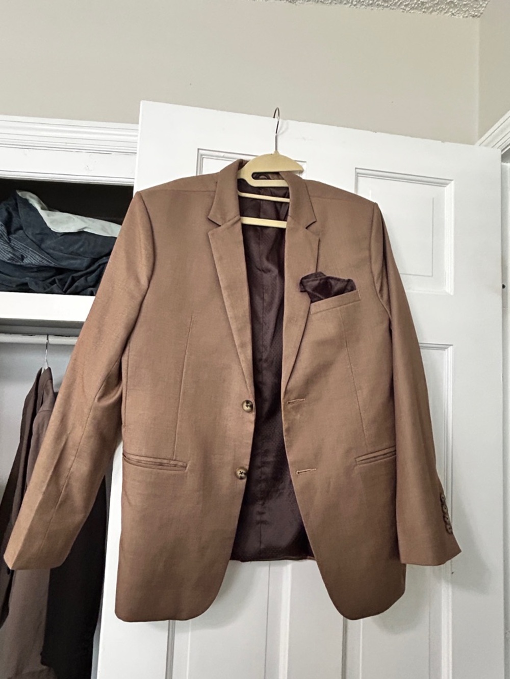 Men's Brown Blazer Jacket